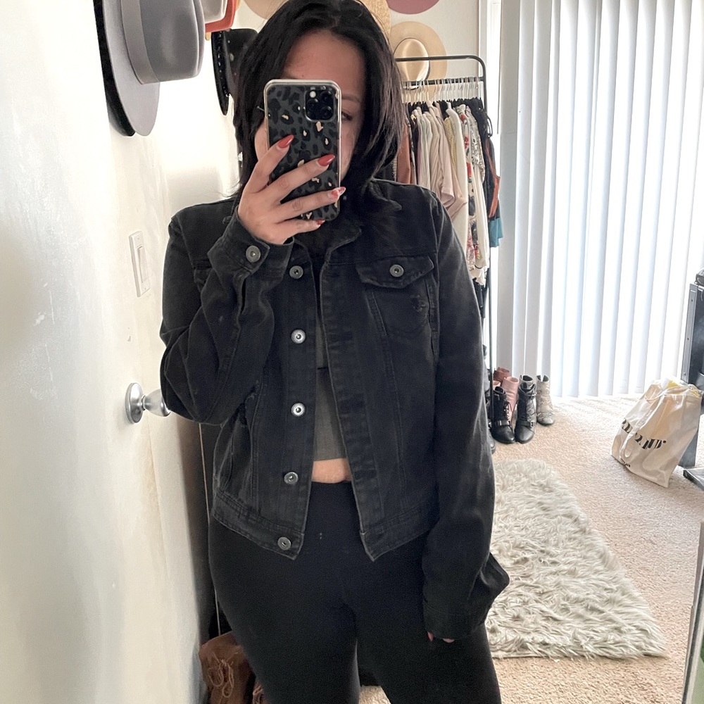 Distressed Denim Jacket